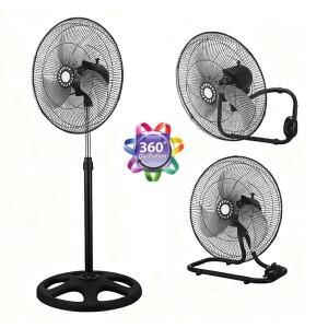 18인치 바닥 선풍기  바람 넓은 각도 진동 조용한 산업용 전기 가정 사무실 창고용 고출력