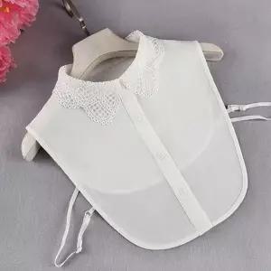 카라 셔츠 이너 페이크 넥케이프 탑