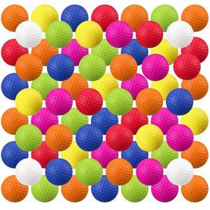 실내 또는 실외 뒷마당 골프 훈련을 위한 Junkin 80개 폼 골프공 연습용 공 현실감 및 비행 스포츠 훈련