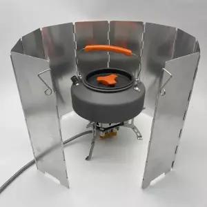 캠핑 접이식 바람막이 10단 텐트 버너