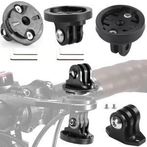 [호환품]가민 호환 자전거 컴퓨터 마운트 거치대 카메라 전면 램프 브래킷 퀵릴리즈 헤드라이트 베이스 어