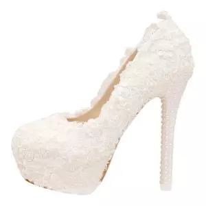 통굽 가보시 웨딩슈즈 여성웨딩 키작녀 파티슈즈 촬영 리본