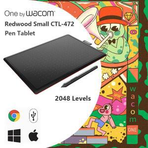 와콤 그래픽 디지털 드로잉 펜 태블릿 2048 레벨, OSU 온라인 교육용, 윈도우 맥 크롬, 소형 사이즈, 8.3x5