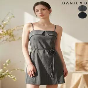 [바닐라비]여성 스트랩세트 끈조절 뷔스티에 원피스