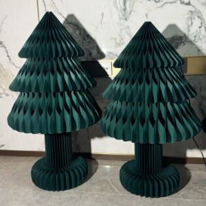 대형 종이 트리 페이퍼 티슈 결혼식 접이식 매장 거실 벌집 크리스마스접이식장 파티 카페 중앙 테이블