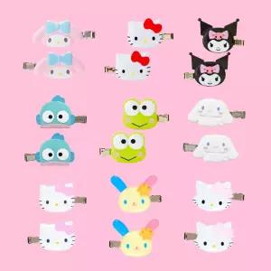 [이지커머스]산리오 앞머리 집게핀 머리핀 9종 (시나모롤 키티 한교동 마이멜로디 쿠로미 캐릭터 헤어 삔
