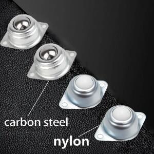 하프 인치 불스아이 휠 나일론 캐스터 볼 컨베이어 조립 라인 범용 롤러 스케이트