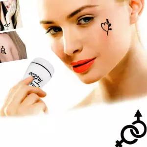 타투 스탬프 라지형 L16 젠더 그림도장 일회용타투 이쁜타투