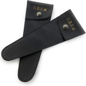 G.B.S 가죽 파우치 가위 2개 세트 블랙