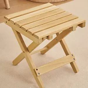 2p 원목의자 세트 접이식 우드 선반 나무 의자