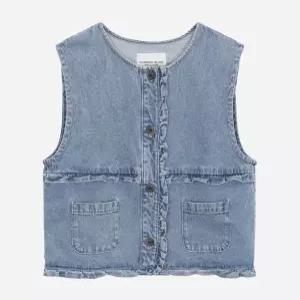 프릴 데님 베스트 T256MVT173W