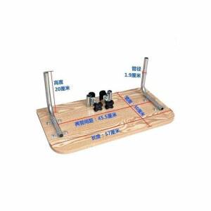 헤스티아 휠체어식판 용품 간이식탁 연한 노란색 테이블