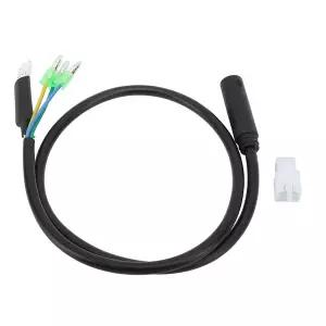 전기자전거 배선 하네스  66cm 전기 자전거 모터 연장 케이블 M6 여성 9 핀 방수 전면 후면 허브 변환 키트
