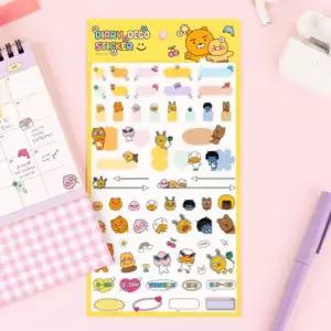 2025년 카카오프렌즈 다이어리 데코 스티커