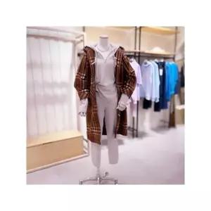 [하프클럽/시에로]  SH4CTFDB431 포켓 체크 후드 롱 코트