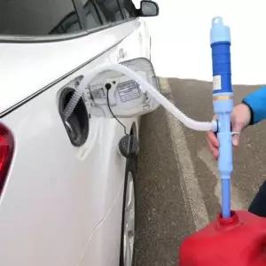 (색상 자동오일펌프)자동 오일 펌프 캠핑 무시동 히터 기름 말통 급유