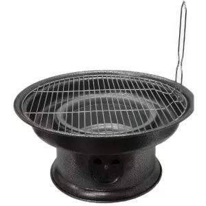 ( )물받이 그릴 화로대 숯불 번개탄 캠핑 화로 얼룩원형 야외 펜션 화롯대