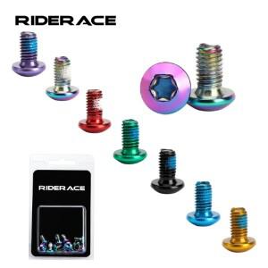 12pcs 자전거  브레이크 로터 Torx 볼트 T25 M5x9mm 스테인레스 스틸 도로 고정 나사 다채로운 사이클링 액