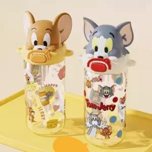 580ml 캠핑 피규어 사무실 트라이탄 초등 스포츠물병 물통 중등 톰과제리 텀블러 빨대 1P