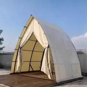 글램핑 텐트 돔텐트 이동형 캐노피 장박 야외 카페 펜션