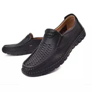 라운드토 커브드라인 키높이 2.5CM 남성로퍼 보트슈즈 드라이빙슈즈 남성컴포트화