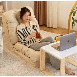 낮은 화이트 원룸 허리 조절 소파베드 1인 좌식 자취방쇼파 바닥 자취방소파