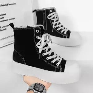 알마센 남사친 캔버스화 키높이 캐주얼화 빅사이즈 슈즈 플랫 통굽 ADOR5