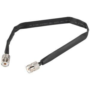 납작전선 문짝 통과 플랫 RF 동축 케이블 SO239 UHF 암에서 암으로 50 Ohm 피그테일 익스텐션 코드