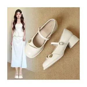 알마센 여성 슈즈 단 스틸레토 하이힐 통굽 프렌치힐 ADOR5