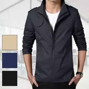 골프 바람막이 자켓 하이넥 남자 정장 봄점퍼 3컬러