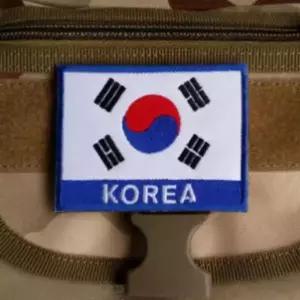 국기 와펜 스티커 패치 유니폼