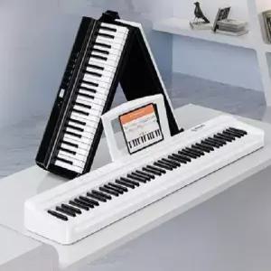 휴대용 블루투스 전자피아노 손잡이 88건반 블랙 초보용 입문용 키보드