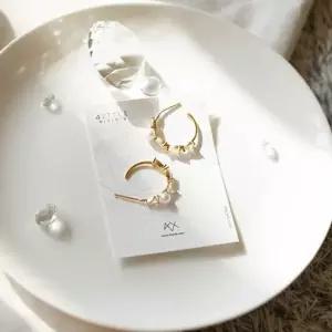 실버) 마로나 펄 링 귀걸이 진주귀걸이 링귀걸이 실버링귀걸이 링이어링