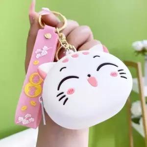 고양이 파우치 미니 지갑 귀여운