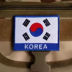 국기 와펜 스티커 패치 유니폼