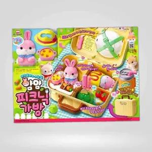 토끼 인형의집 피크닉 가방 주방 놀이 소품 장난감 여아조카선물 캐릭터동물인형 요리장난감