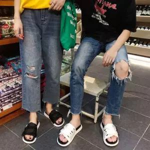 커플 찍찍이슬리퍼 남자여자슬리퍼 여름슬리퍼 2컬러 여성슬리퍼 여자슬리퍼 여름슬리퍼