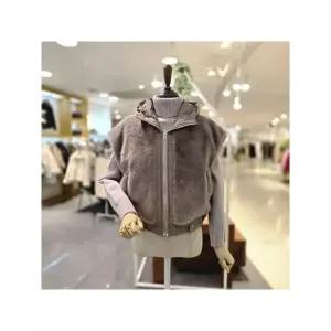 [하프클럽/멜로디가든]  M25WCV103 털본딩 양면베스트