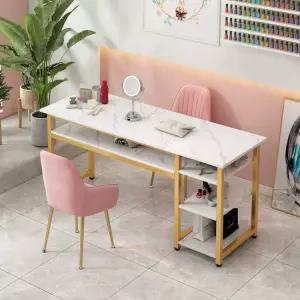 대리석 책상 네일 고급 네일테이블 아트 네일샵작업대 매장