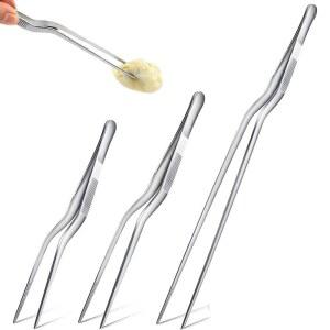 산업용핀셋 주방용 핀셋 바비큐 음식 클립 피크닉 요리용 휴대용 스테인리스 스틸 집게