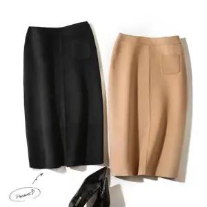 여성치마 엘레강스한 모직 스커트 리버시블 여백 힙 심쿵해외구매