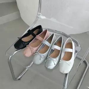 둥근 러블리 발레리나 리본 가벼운 데일리 플랫슈즈 봄플랫슈즈 가을플랫슈즈 가벼운플랫