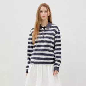 [롯데백화점]올리브데올리브 카라 티셔츠 레이어드 플레어 원피스 OE6SO254-GB