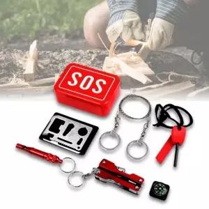 ( )캠핑 서바이벌 소형 생존키트 등산 재난 구급용품