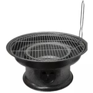 ( )물받이 그릴 화로대 숯불 번개탄 캠핑 화로 얼룩원형 야외 펜션 화롯대