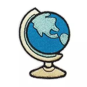 티셔츠리폼 열접착와펜 옷에붙이는패치 지구본 열접착패치 의류리폼 옷리폼 의류자수