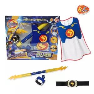 어린이용 축제 할로윈 번개맨 코스튬세트 역할완구 생일선물 주인공놀이