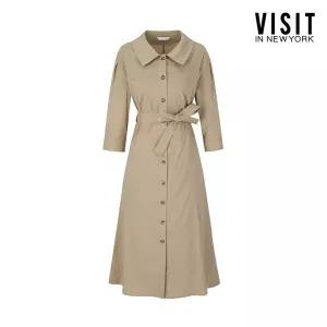 밴딩 카라 캐주얼 원피스 (VZ8OP19)