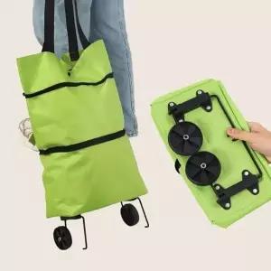 간편 휴대용 접이식 시장 마트 장보기 바퀴 장바구니 웨건 캠핑 카트 접이식폴딩 이동식