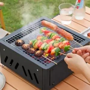 바베큐 그릴 캠핑 불멍 화로대 야외 가정용 개인 숯불화로